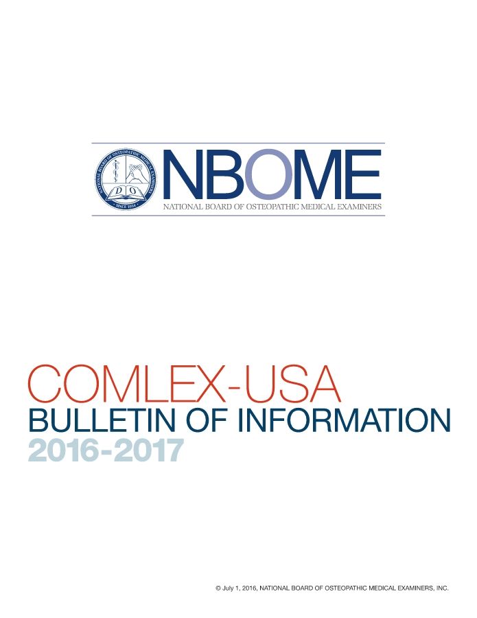 COMLEX-USA BOI 2016-17