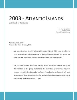 2003 - Atlantic Islands