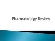 Pharmacology Review