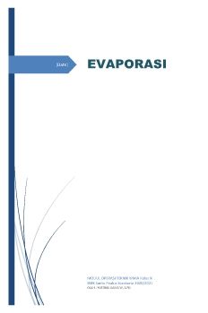 EVAPORASI