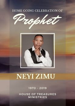 Funeral service of Neyi Zimu