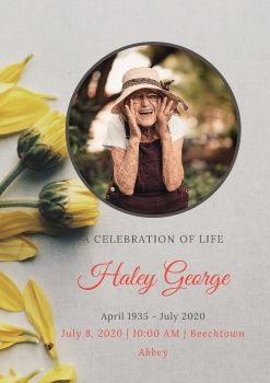 Funeral Service of Haley George