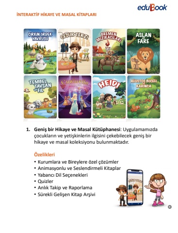 Edubook İnteraktif Masallar ve Hikayeler Paketi