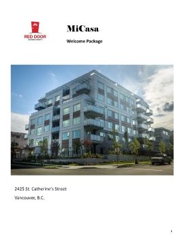 MiCasa handbook