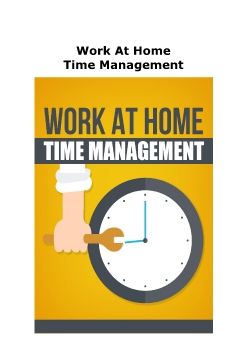 WorkAtHomeTimeManagement