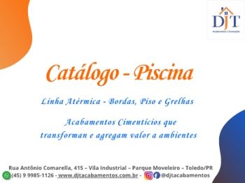  Catálogo Piscina