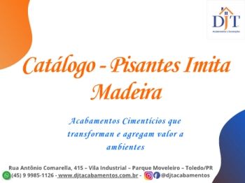 Catálogo Pisantes Imita Madeira