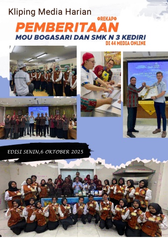 rekap pemberitaan mou bogasari surabaya dengan smk 3 kediri