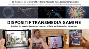 Dispositif transmedia gamifié Diane d'Esposito