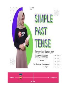 PAST TENSE PDF