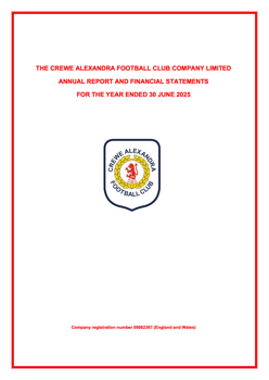 Crewe Alexandra FC Ltd 2024-2025