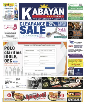 Kabayan Weekly - Vol. 7, Issue12 (July 20 - 26,2017)