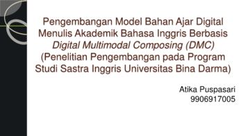 Draft Proposal Disertasi