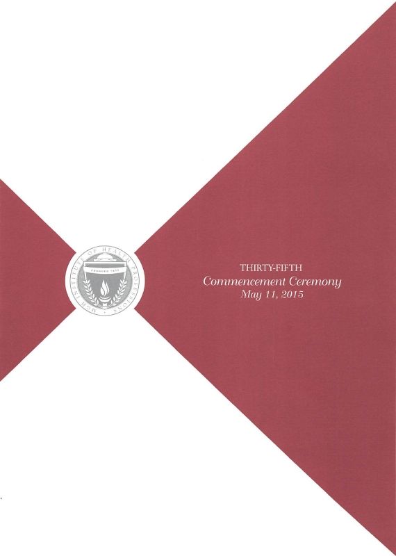 35th Commencement Ceremony May 11, 2015
