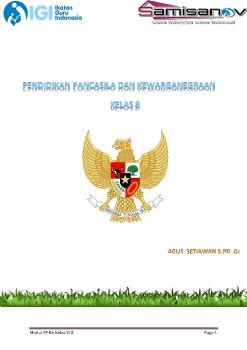 e modul PPKN kelas 8 mtsn 7 new