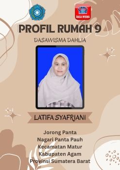 TP-PKK NAGARI PANTA PAUH_JORONG PANTA_DASAWISMA DAHLIA_RUMAH 9