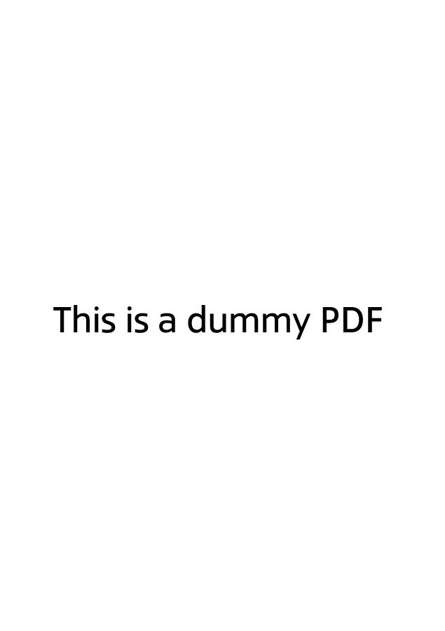 This is a dummy PDF