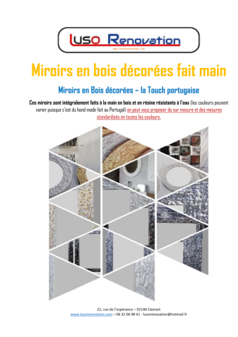 Miroirs Décorés