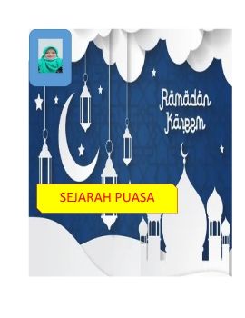 SEJARAH PUASA RAMADHAN