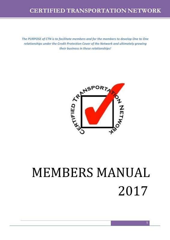 CTN NEW MEMBERS GUIDE 2017