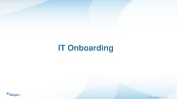 IT Onboarding