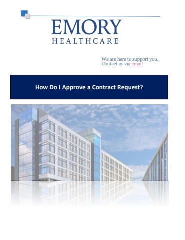 How Do I Approve a Contract Request EHC
