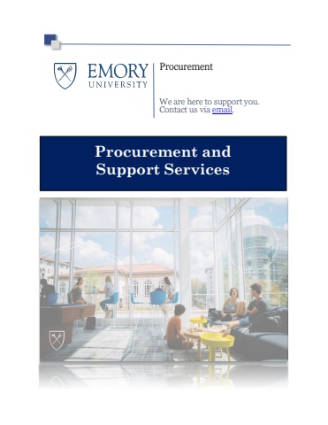 Procurement Systems Job Aid Library Table of Contents