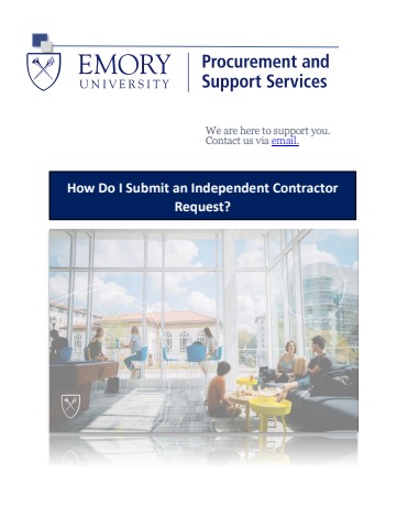 How Do I Submit an Independent Contractor Request?