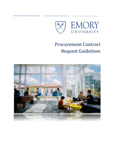 Procurement Contract Request Guidelines