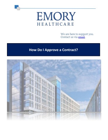 How Do I Approve a Contract EHC