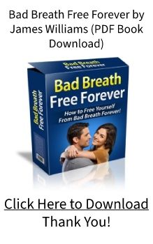 Bad Breath Free Forever BOOK James Williams PDF FREE Download