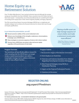 AAG091_Home Equity as a Retirement Solution WEBINAR Flyer