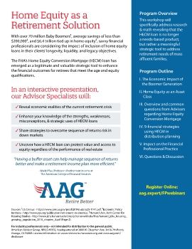 AAG091_Home Equity as a Retirement Solution
