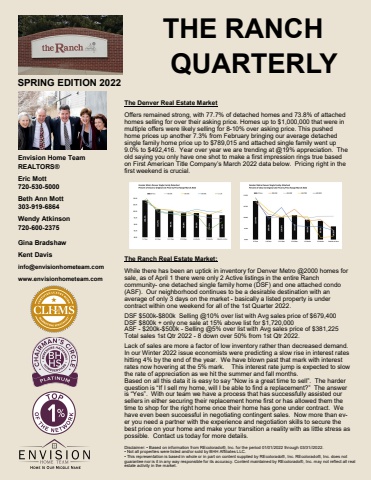 2022 Spring- The Ranch Quarterly