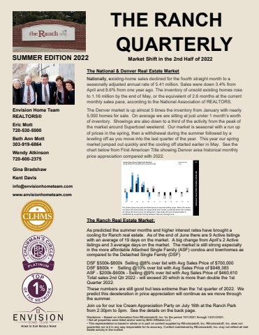 2022 Summer - The Ranch Quarterly