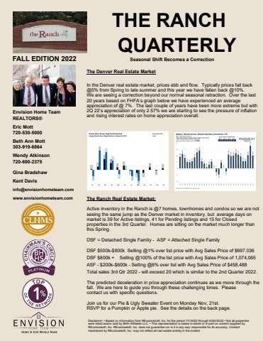 2022 Fall - The Ranch Quarterly