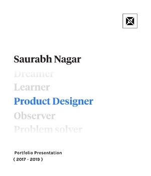 Design Portfolio - Saurabh Nagar