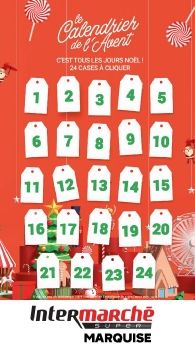 CALENDRIER DE L'AVENT INTERMARCHE MARQUISE