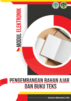 E-MODUL PENGEMBANGAN BAHAN AJAR DAN BUKU TEKS