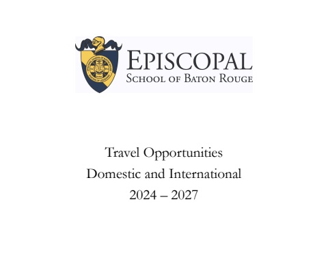 Episcopal Travel Opportunities