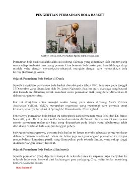 Materi 1 PJOK X Pel-kes (Bola Basket)