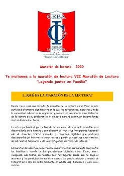 ceba ilac Maratón de lectura   2020