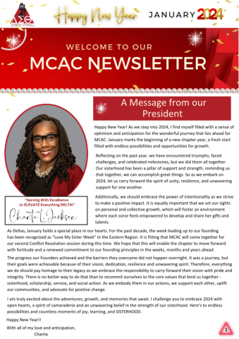 MCAC January 2024 Newsletter