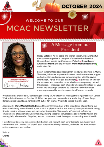 MCAC October 2024 Newsletter