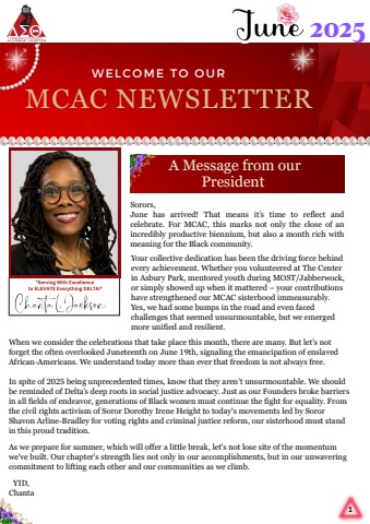 MCAC June 2025 Newsletter