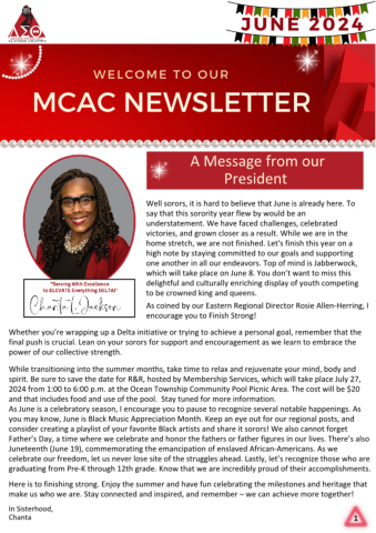 MCAC June 2024 Newsletter