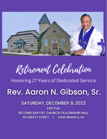 Rev. Gibson Retirement Celebration