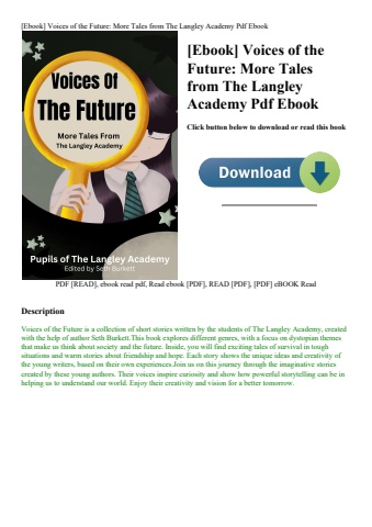 [ebook] voices of the future more tales from the langley academy pdf ebook