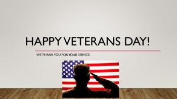 Happy Veterans Day!