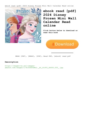 ebook read [pdf] 2024 disney frozen mini wall calendar read online